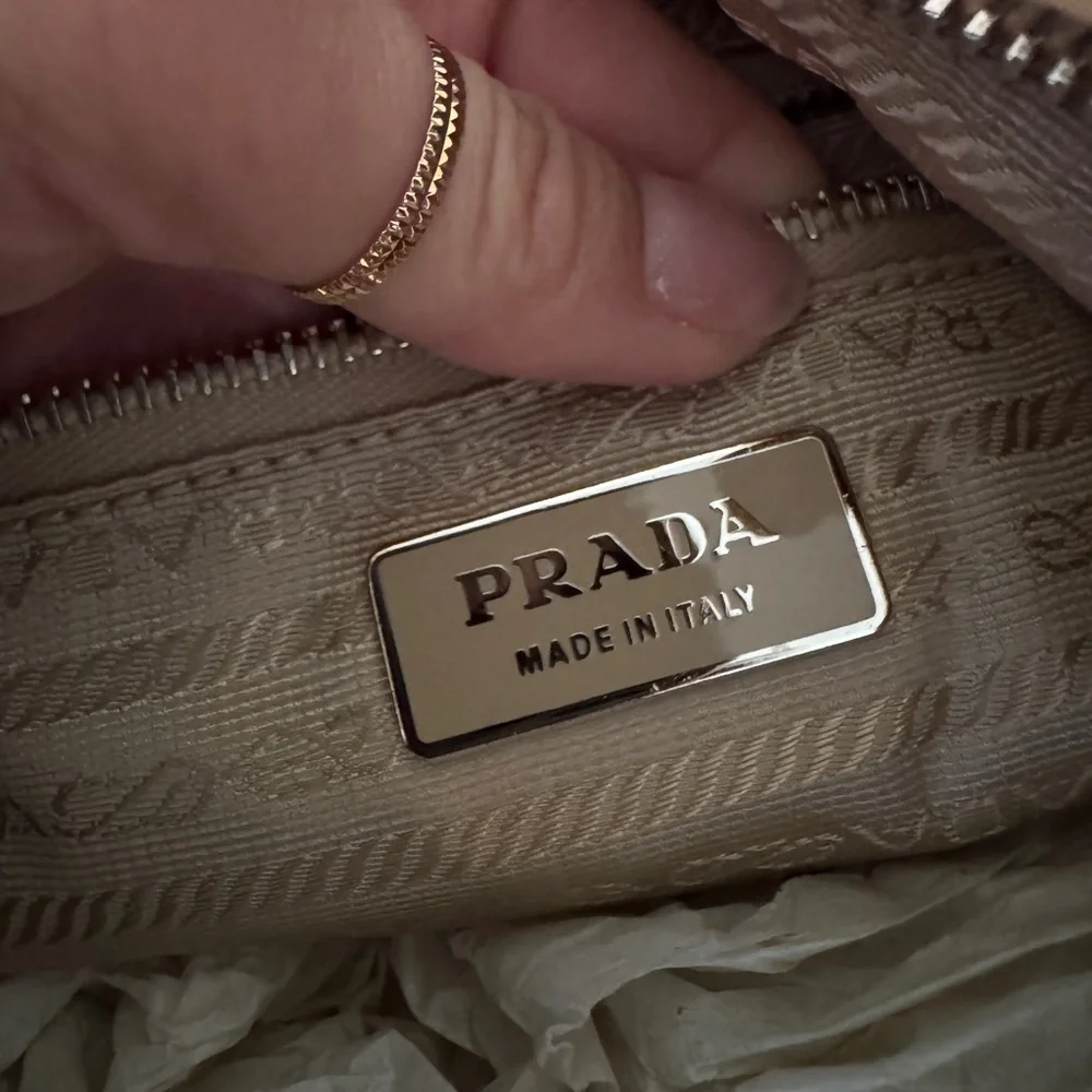 PRADA Nylon Tie Dye Knot Embellished Rope‎ hobo Bag - Picture 6 of 12